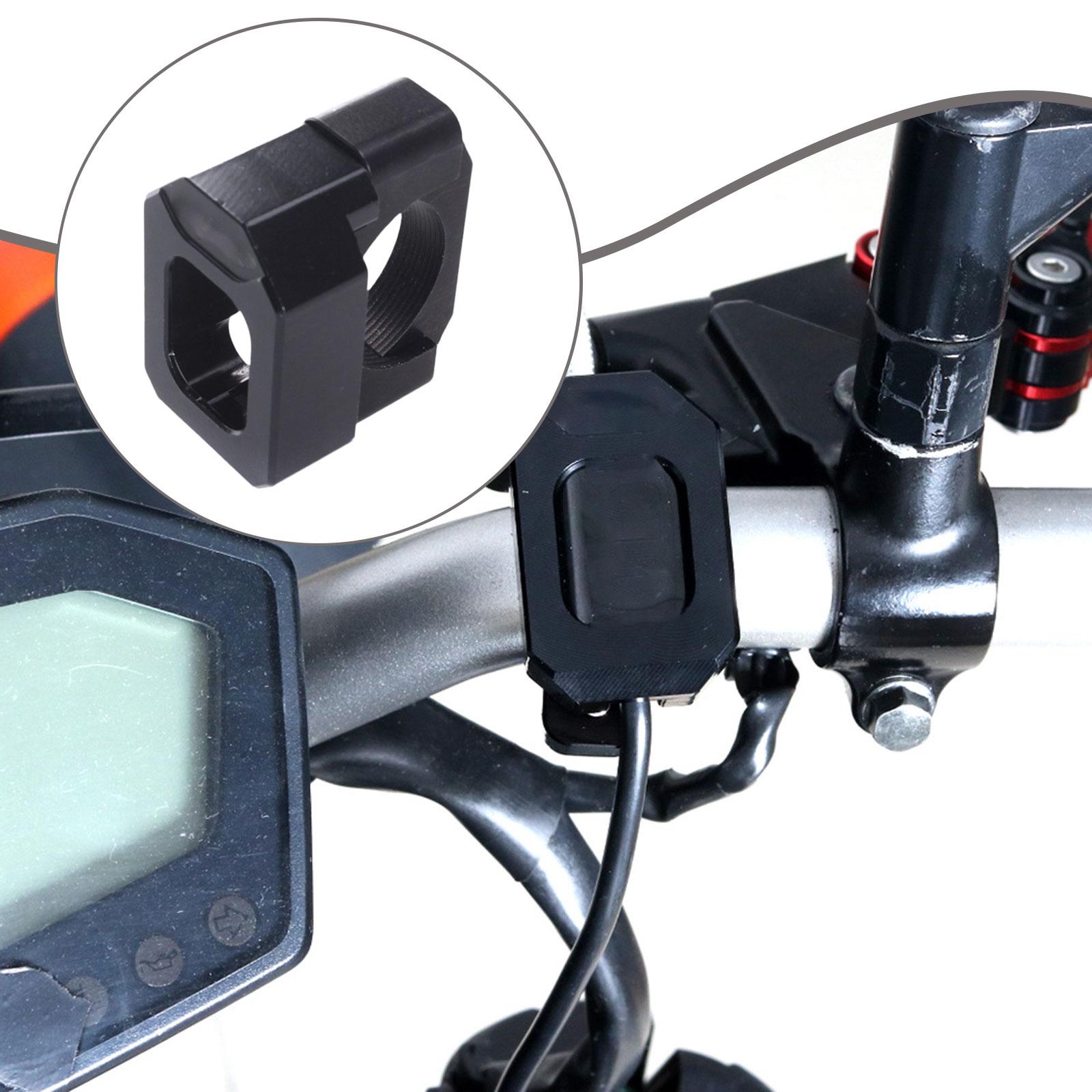 Motorcycle Gear Indicator Install - オートバイギアインジケーターホルダースペアパーツ 22-28mm径ハンドルバー用 簡単取り付けアタッチメント インストルメントパネルスタンド