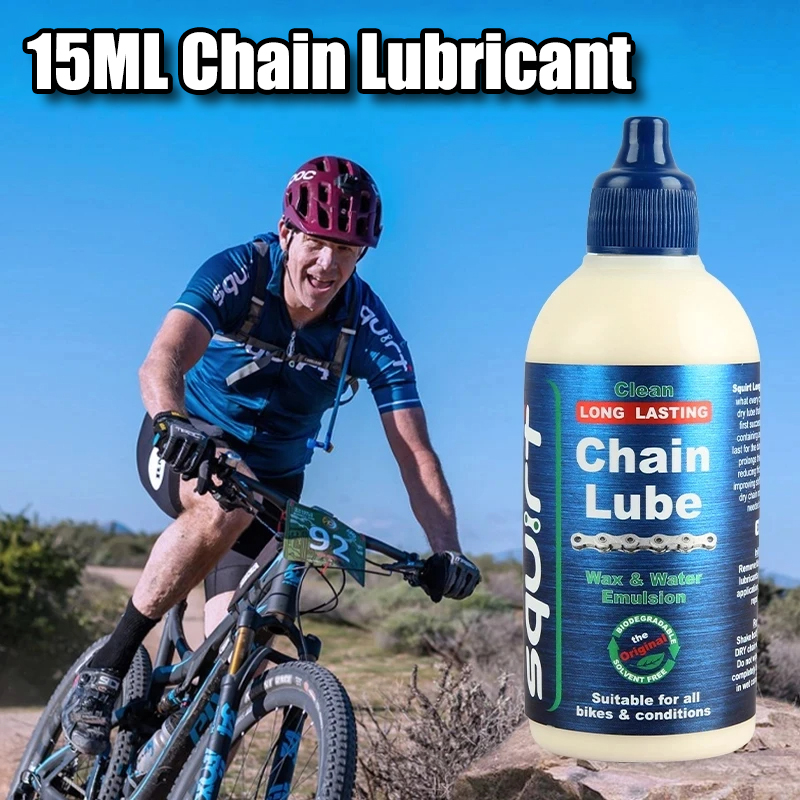 Motorcycle Gear Oil For Chain - 15 ミリリットル自転車特殊潤滑剤オートバイチェーン潤滑剤マウンテンバイクロードバイクワックスドライチェーンギアオイル自転車アクセサリー