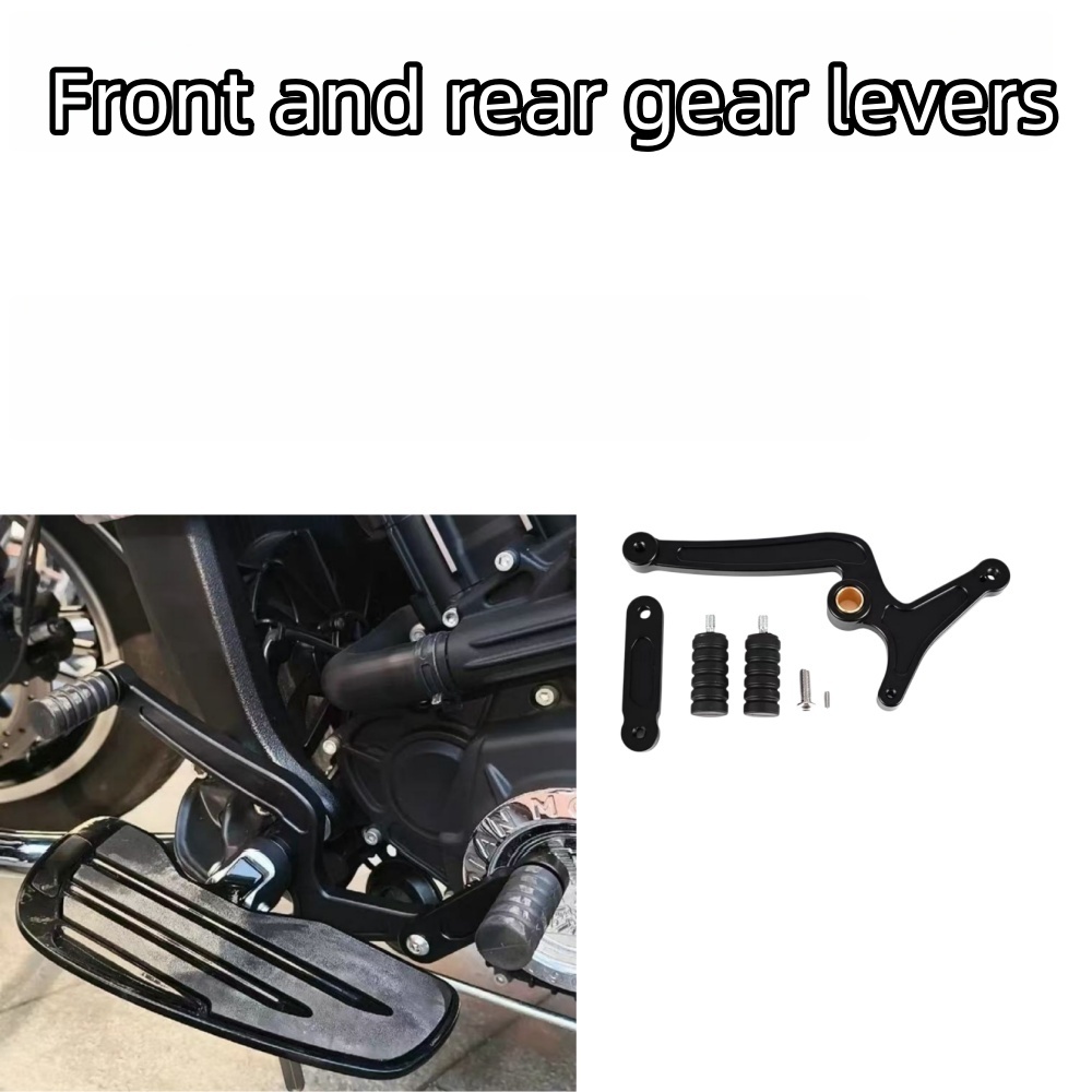 Motorcycle Gear Levels - オートバイヒール/トゥーギアシフトレバーシフターレベルペダルインディアンスカウトハッサーボバー CNC ビレットアルミ 15-24