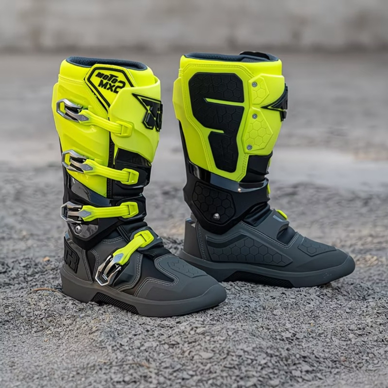Knee Guard Hard - MX2ハードシェルモトクロスニーガード、耐衝撃ニーアーマー、ニーパッド、ロディレラス（膝プロテクター）、ダートバイク、ATV、オフロードレース、ライディングセーフティ用