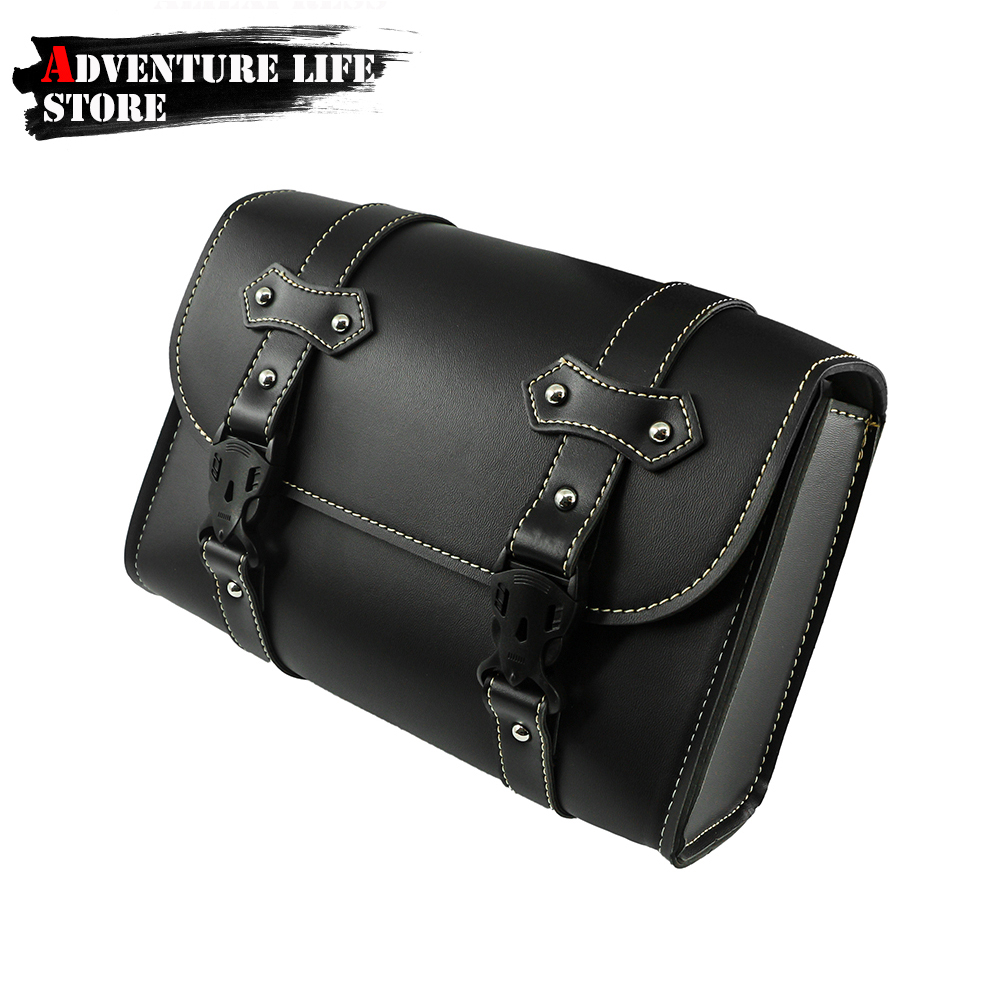 Motorcycle Gear Bag - オートバイ用PUレザーバッグ,フロントフォークバッグ,サイドツール,ラゲッジバッグ,ホンダ,ヤマハ,Xl883用バッグ