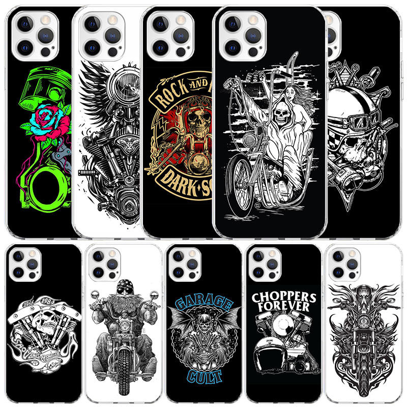 Motorcycle Gear Quotes - バイクグッズ風スマホケース iPhone 16/17/17E/16E/15/14 Plus/13 Mini/12/11 Pro