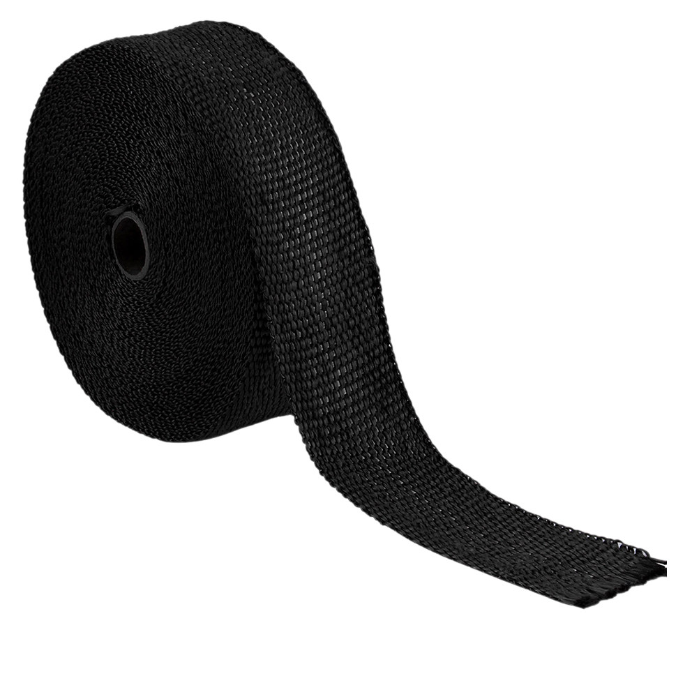 Exhaust Wrap Titanium - 10個入り 排気熱遮断ラップロール 1.5mm 50mm 15m 耐熱性