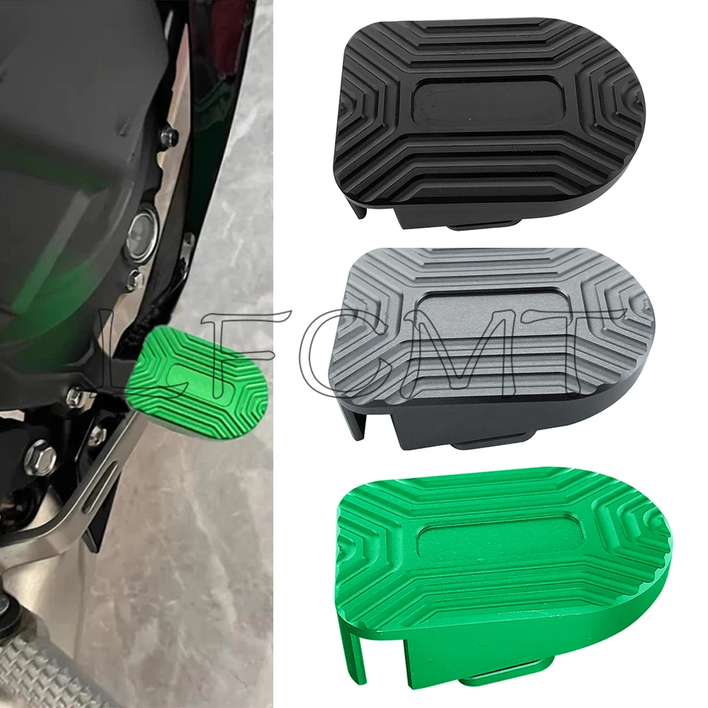 Motorcycle Gear Protection - モーターサイクルリアブレーキカバー,シフトレバーカバー,ペダル,エクステンションプレート,カワサキsys650,versys 650, 300, 1000に適しています