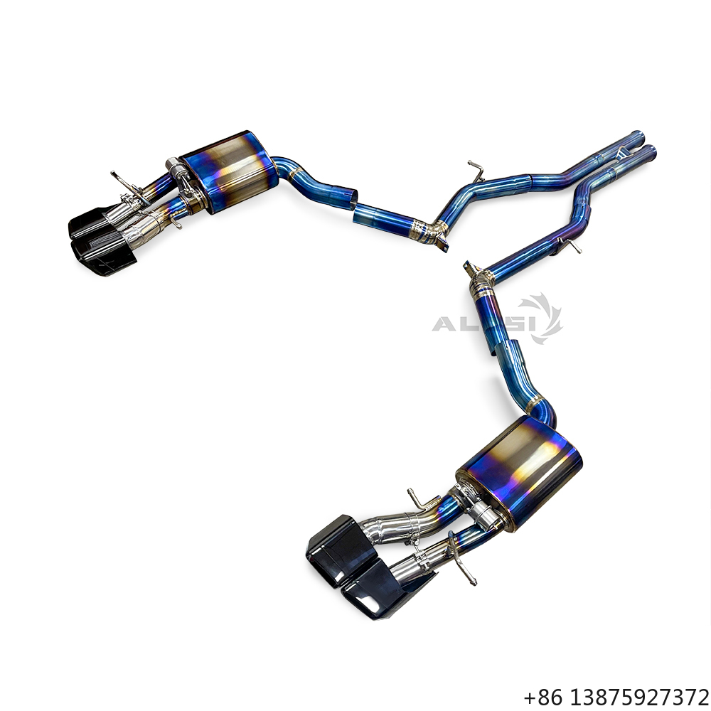 Exhaust Wrap Titanium - CLS63 C218 6.2L 2010-2018用 チタンバルブ制御 キャットバック