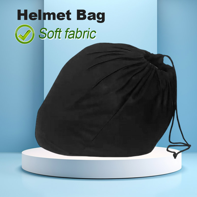 Motorcycle Gear Bag - ソフトヘルメットバッグ、ぬいぐるみのような巾着ポケット、バイク、スクーター、モペット、自転車用、フルヘルメット、ハーフヘルメット、ヘルメット蓋保護バッグ