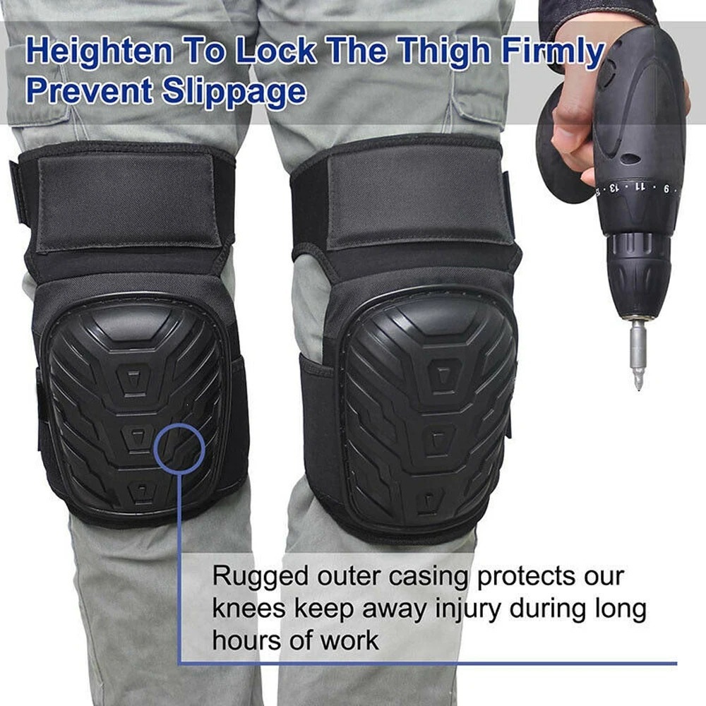 厚みのある耐摩耗性ハードシェル膝パッド、建設作業員、園芸、サ - Knee Guard Hard のレビューと価格