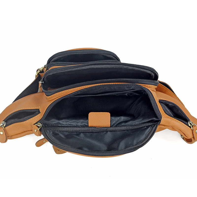男性用本革ベルトバッグ,チェストバッグ,カジュアル,オートバ - Motorcycle Gear Bag のレビューと価格
