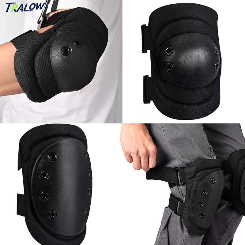 TRALOW 4in1 膝肘手首保護パッドセット衝撃吸収ハー - Knee Guard Hard のレビューと価格