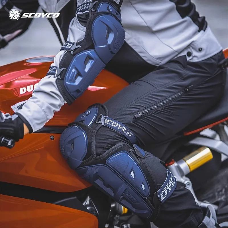 SCOYCO モトクロス オフロード 膝肘すね保護ギア TP - Knee Guard Hard のレビューと価格