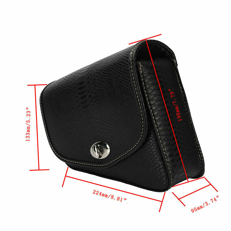 オートバイ Pu レザー荷物サイドサドルバッグハーレースポー - Motorcycle Gear Bag のレビューと価格
