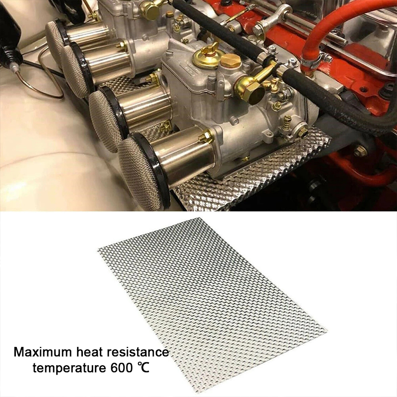 耐火熱シールドアルミプレートオートバイ車ターボマニホールド排 - Exhaust Wrap Titanium のレビューと価格