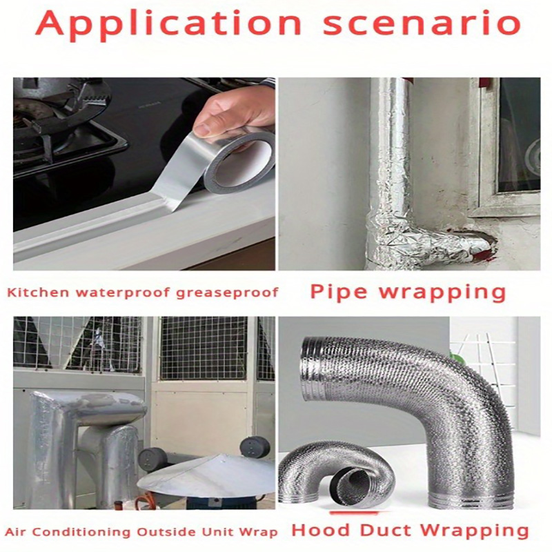 高温耐性排煙管シールキッチン大釜漏れ防止日焼け止め断熱アルミ - Exhaust Wrap Titanium のレビューと価格