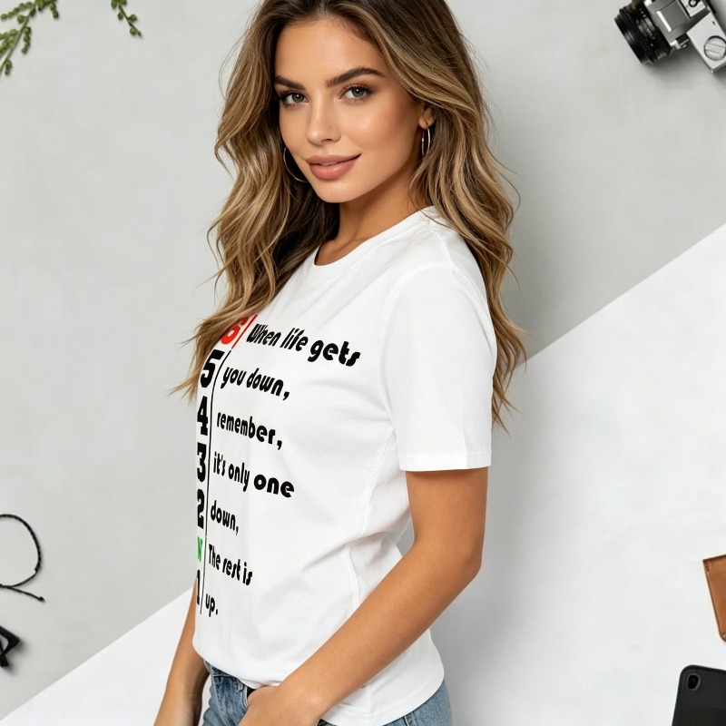 1N23456 ライフ クイート グラフィック Tシャツ ラ - Motorcycle Gear Quotes のレビューと価格
