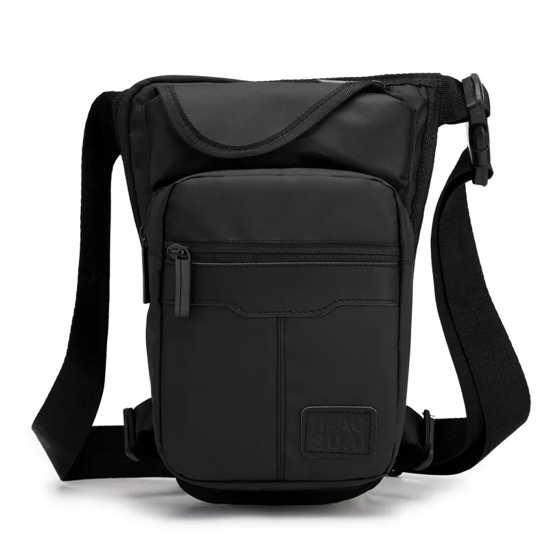 高品質ナイロン男性ドロップレッグバッグファニーパックオートバ - Motorcycle Gear Bag のレビューと価格