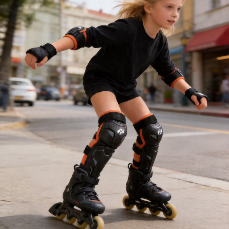 JCAA子供用膝肘ガード、ハードシェル、サイクリング、スケー - Knee Guard Hard のレビューと価格