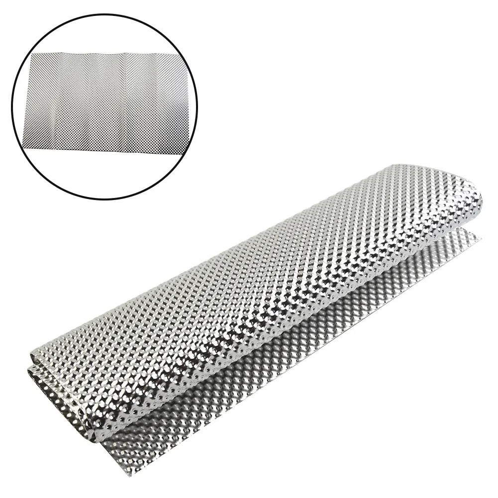 エンボス加工アルミニウム製ヒートシールド、ヒートシールド、フ - Exhaust Wrap Titanium のレビューと価格