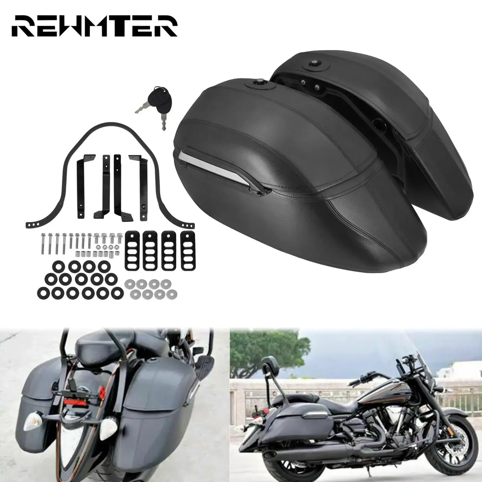オートバイハードバッグサドルバッグトランク荷物＆ヘビーデュー - Motorcycle Gear Bag のレビューと価格