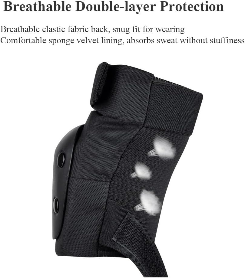 ローラースケート保護具セット ハードシェル膝パッド 肘ガード - Knee Guard Hard のレビューと価格