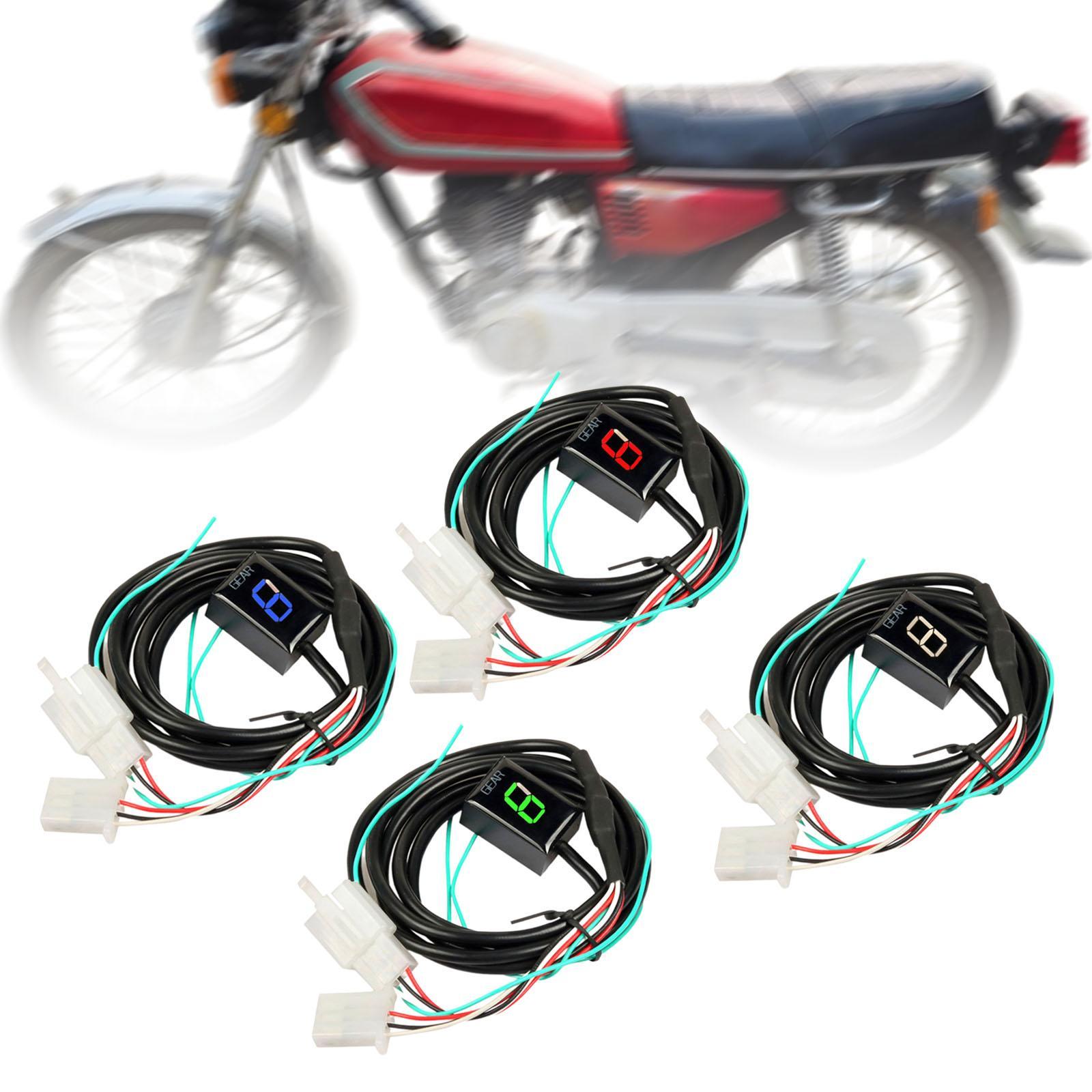 オートバイギアインジケーター防水頑丈な多機能簡単取り付けギア - Motorcycle Gear Indicator Install のレビューと価格