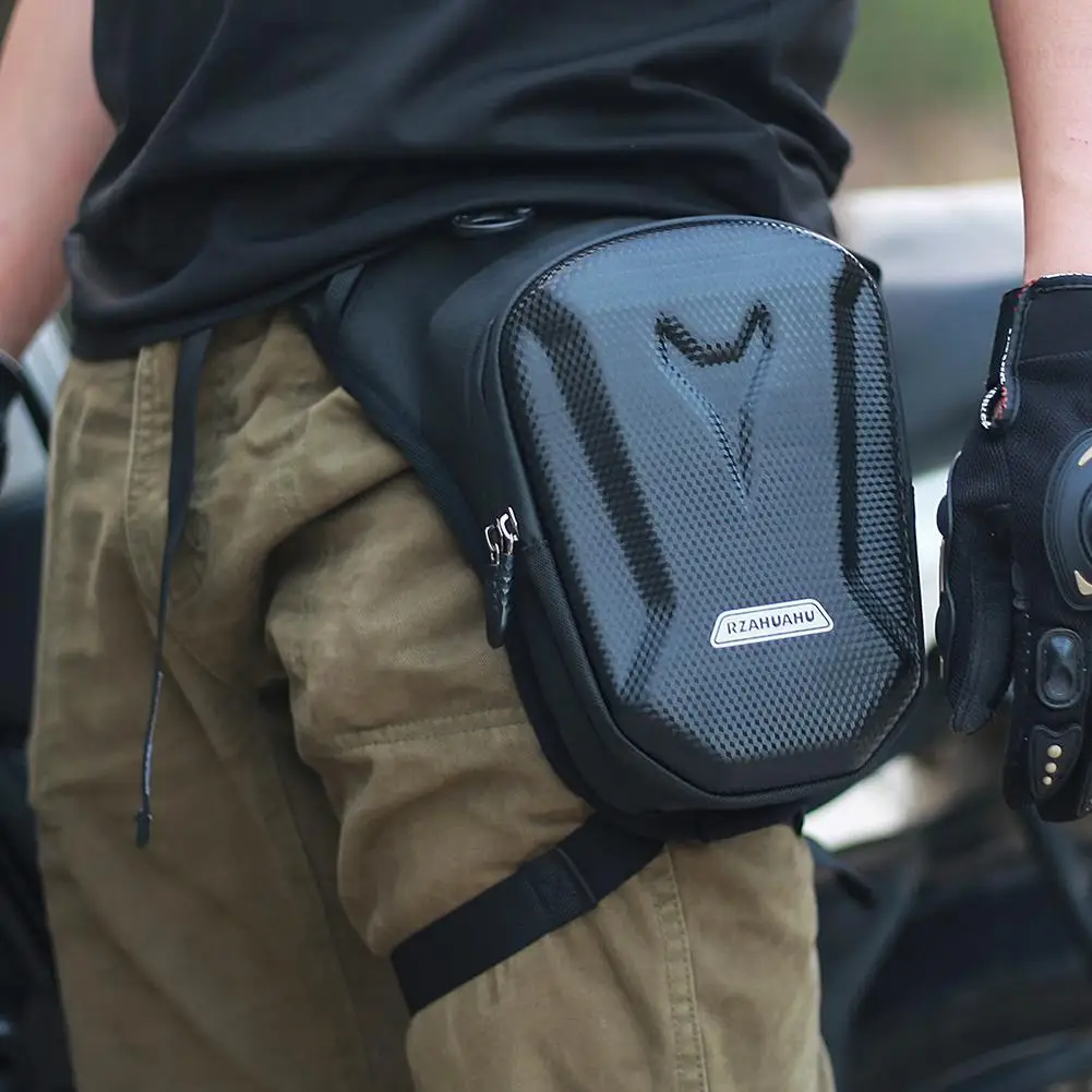 バイクドロップウエストレッグバッグ EVA ハードシェルオー - Motorcycle Gear Bag のレビューと価格