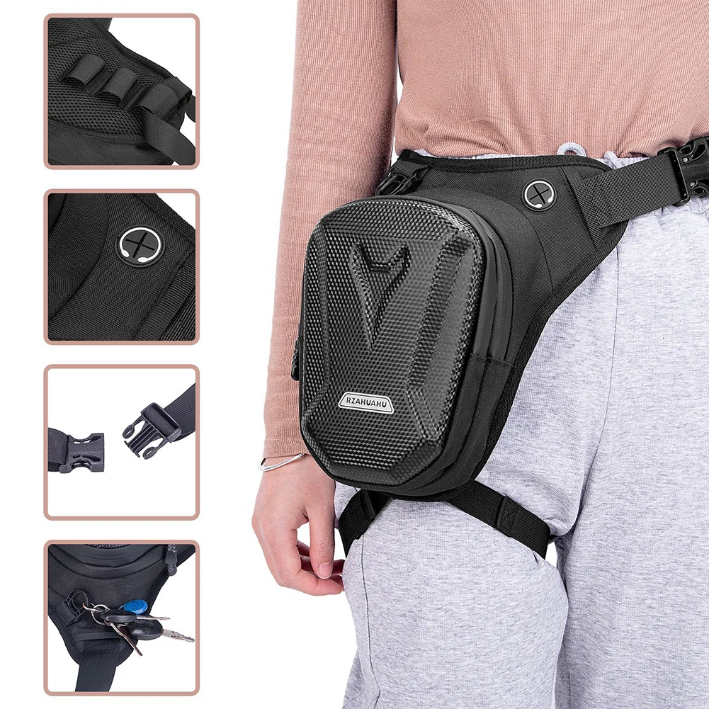 バイクドロップウエストレッグバッグ EVA ハードシェルオー - Motorcycle Gear Bag のレビューと価格