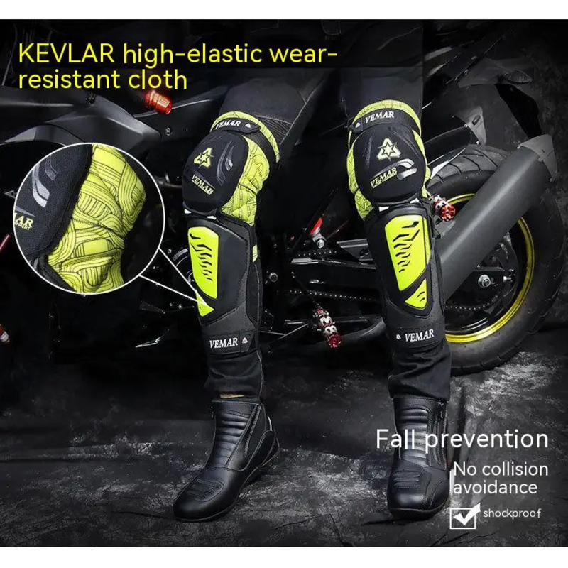 モトクロス膝パッドアクセサリーハードシェル保護具転倒防止オー - Knee Guard Hard のレビューと価格
