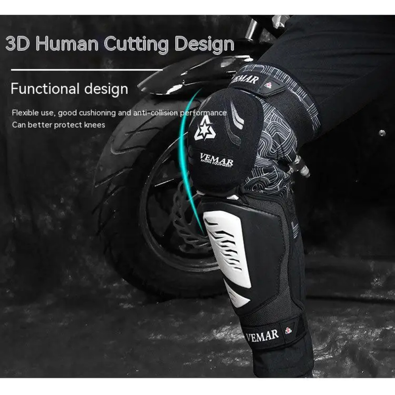 モトクロス膝パッドアクセサリーハードシェル保護具転倒防止オー - Knee Guard Hard のレビューと価格