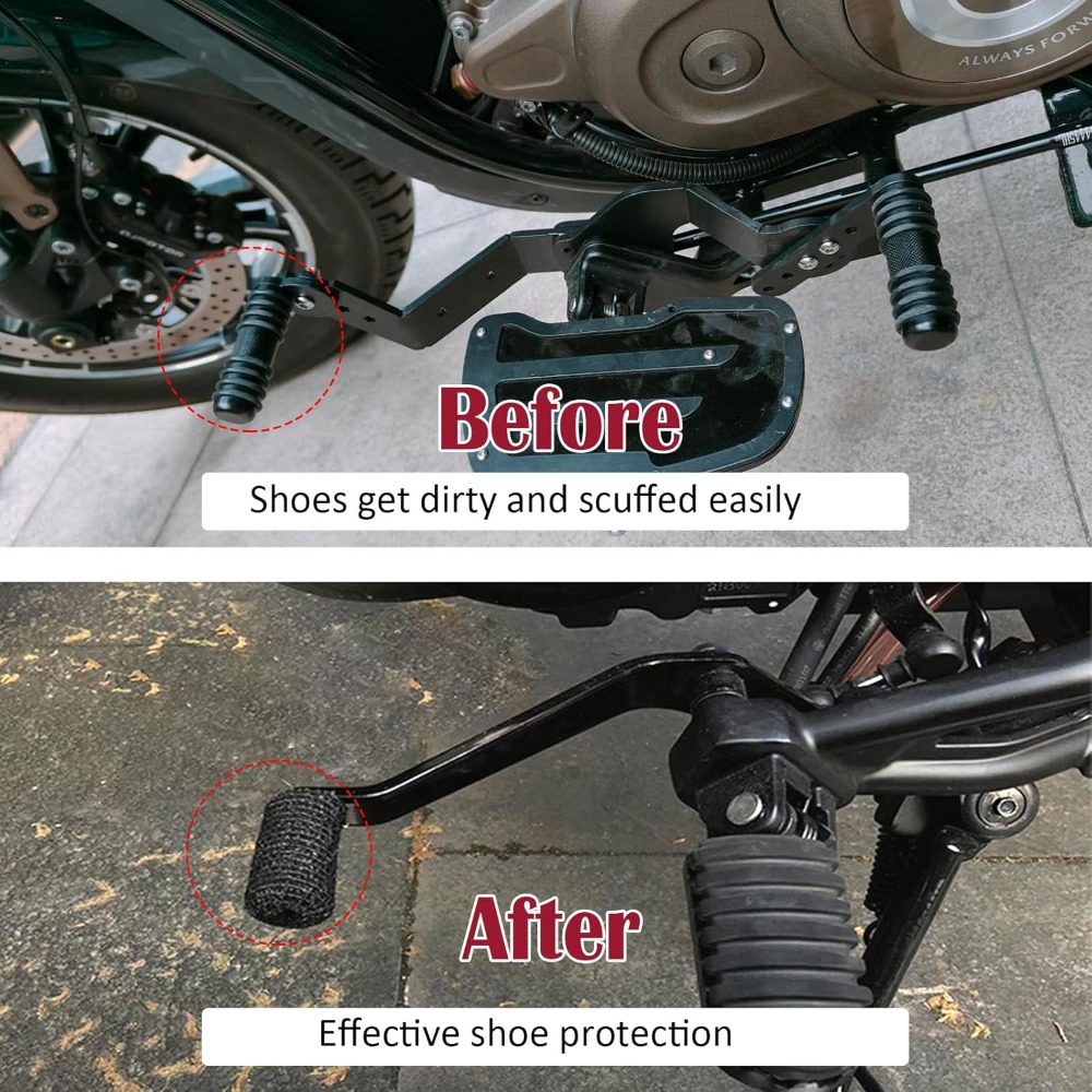 オートバイシフターシューズプロテクター調節可能な弾性ストラッ - Motorcycle Gear Shift Pattern のレビューと価格