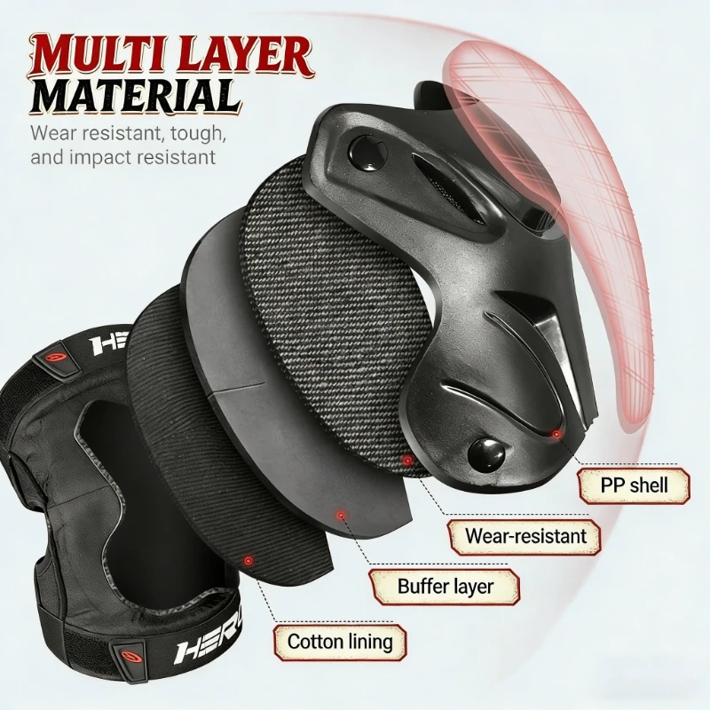耐衝撃性モトクロス膝肘プロテクター、ハードショックアブソーバ - Knee Guard Hard のレビューと価格