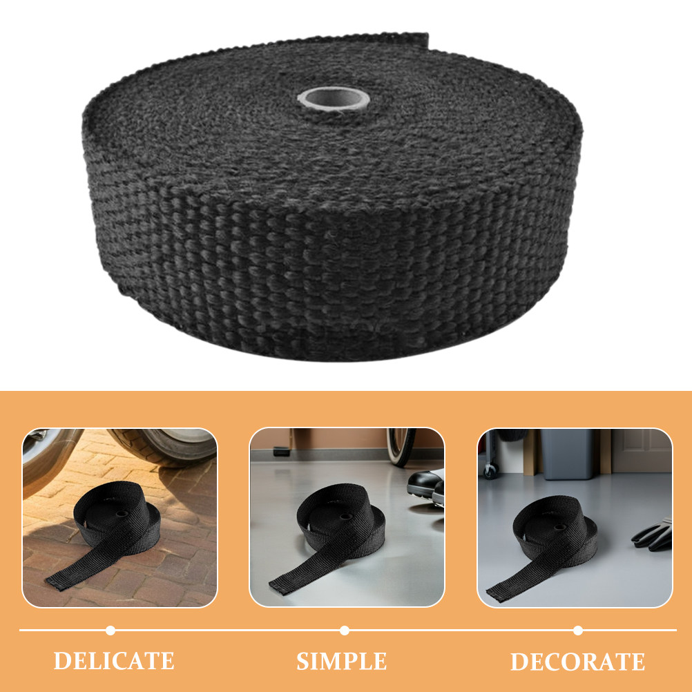 10個入り 排気熱遮断ラップロール 1.5mm 50mm 1 - Exhaust Wrap Titanium のレビューと価格